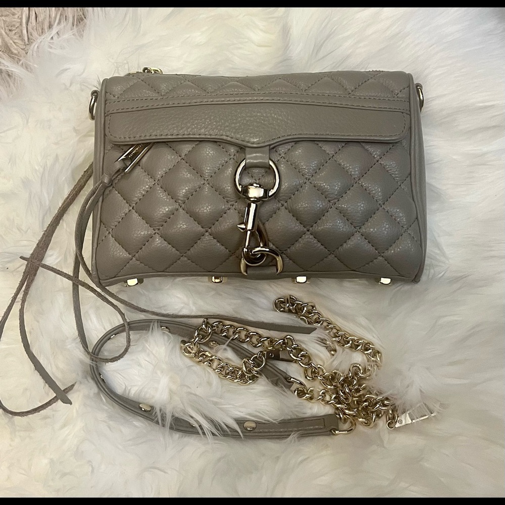 Rebecca Minkoff mini quilted crossbody bag..